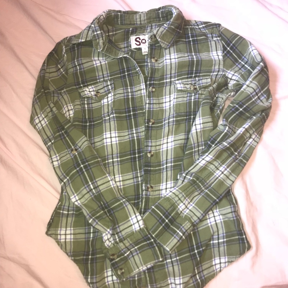 Olive Green Flannel from Target *Brand New